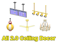 Animal Crossing All 2.0 Ceiling Decor Image