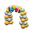 Animal Crossing 2021 celebratory arch Image