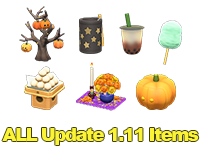 ALL Update 1.11 Items