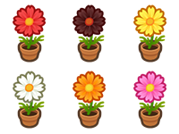 Animal Crossing All Cosmos Plant Image