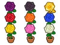 Animal Crossing All Rose Plant Image