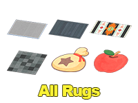Animal Crossing All Rugs Image