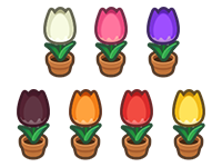 Animal Crossing All Tulip Plant Image