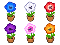 Animal Crossing All Windflower Plant Image