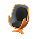 Artsy chair Black Seat color Orange