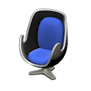 Artsy chair Blue Seat color Silver