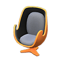 Artsy chair Gray Seat color Orange