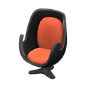 Artsy chair Orange Seat color Black