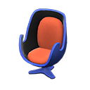 Artsy chair Orange Seat color Blue