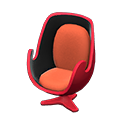 Artsy chair Orange Seat color Red