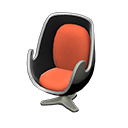 Artsy chair Orange Seat color Silver