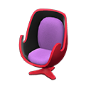 Artsy chair Purple Seat color Red