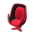 Artsy chair Red Seat color Red