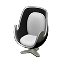 Artsy chair White Seat color Silver