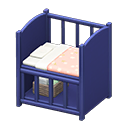 Baby bed Pink Blanket Blue