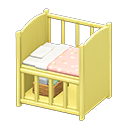 Baby bed Pink Blanket Yellow