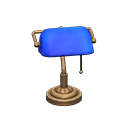 Banker's lamp Blue