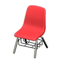 Basic school chair Red