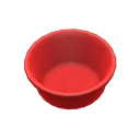 Bath bucket None Inside design Red