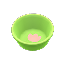 Bath bucket Tulip Inside design Green