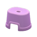 Bath stool Purple