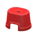 Bath stool Red