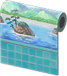 Animal Crossing Bathhouse wall Image