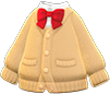 Animal Crossing Beige cardigan school uniform top Image