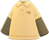 Animal Crossing Beige layered polo shirt Image