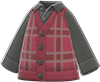 Animal Crossing Berry red checkered sweater vest Image