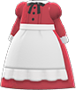 Animal Crossing Berry red full-length maid gown Image