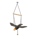 Animal Crossing Bird mobile|Black Image