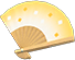 Animal Crossing Bitter-orange folding fan Image