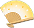 Animal Crossing Bitter-orange folding fan Image