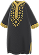 Black Moroccan dress