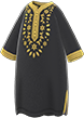 Animal Crossing Black Moroccan dress Image