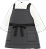 Animal Crossing Black barista uniform Image