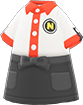 Animal Crossing Black fast-food uniform Image
