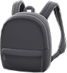 Animal Crossing Black simple backpack Image