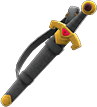 Animal Crossing Black sword in scabbard Image