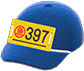 Animal Crossing Blue market auctioneer's cap Image