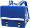 Blue schoolbag