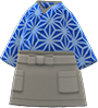 Animal Crossing Blue zen uniform Image