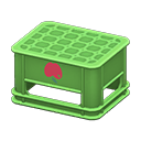 Bottle crate Apple Logo Green