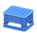 Bottle crate Blue logo Logo Blue