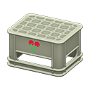 Bottle crate Cherry Logo Gray