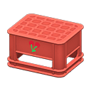 Bottle crate Cherry Logo Red