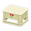 Bottle crate Cherry Logo White