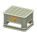 Bottle crate Orange Logo Gray