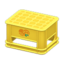 Bottle crate Orange Logo Yellow